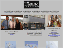 Tablet Screenshot of diamantejewelers.net